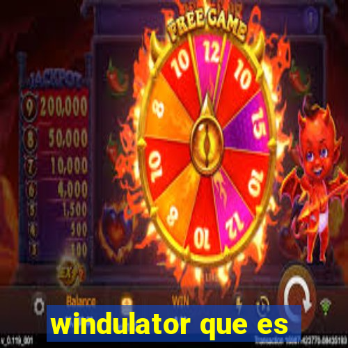 windulator que es